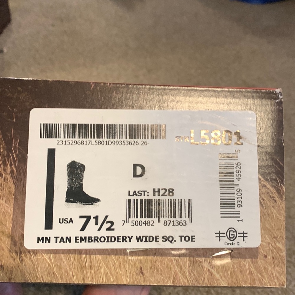 Circle G men’s boots